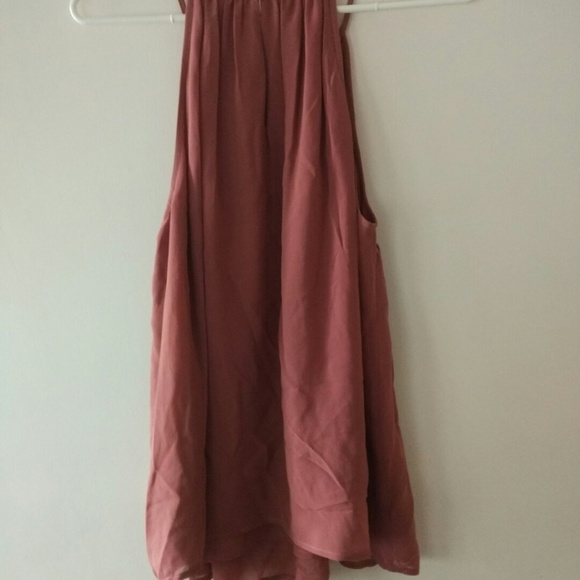 Joie Soseh Smocked Silk Tank BURNT TERRACOTTA - Picture 5 of 7